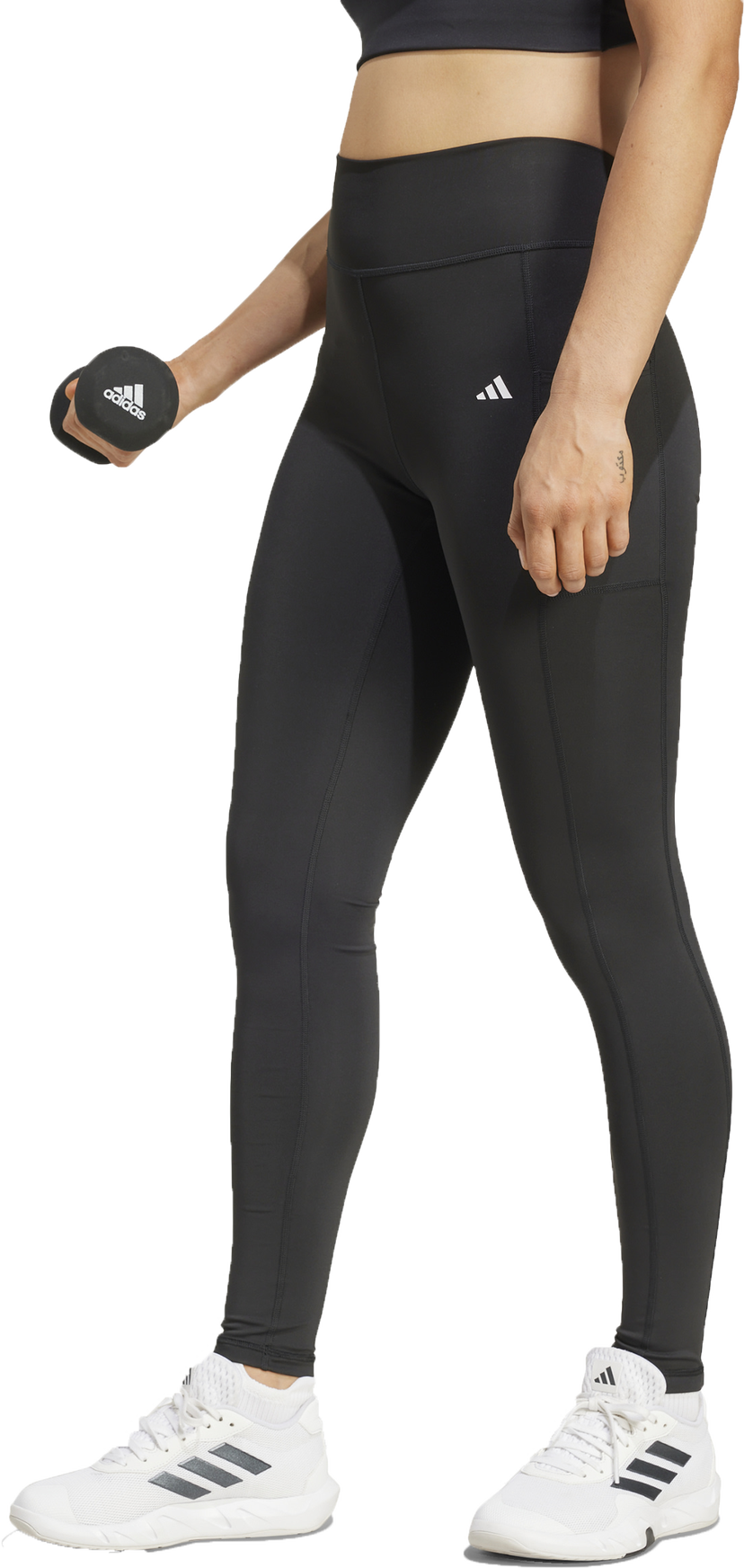 Pajkice adidas Originals OPT ST HR 1/1 Training Leggings Črna | iq2688
