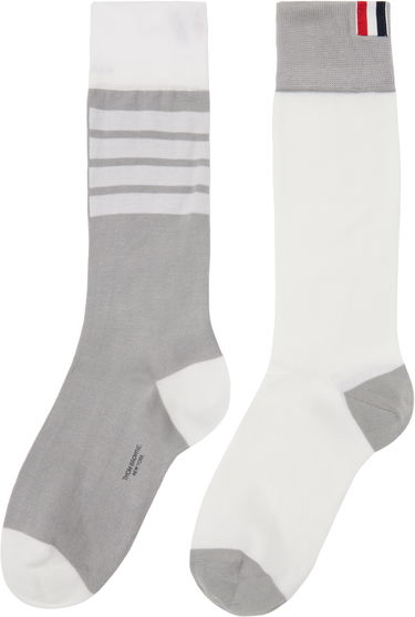 Nogavice Thom Browne Thom Browne Funmix 4-Bar Mid Calf Socks Večbarvna | FAS228F-Y3012, 2