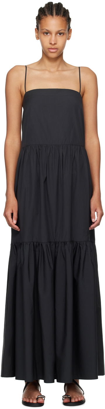 Obleke rag & bone Saige Maxi Dress Črna | WAW24P30104610