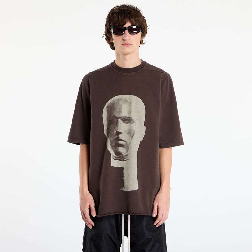 Majica Rick Owens Rick Owens DRKSHDW Jumbo Ss Head Graphic T-shirt Rjava | DU02E7274 RIGEP1 7808
