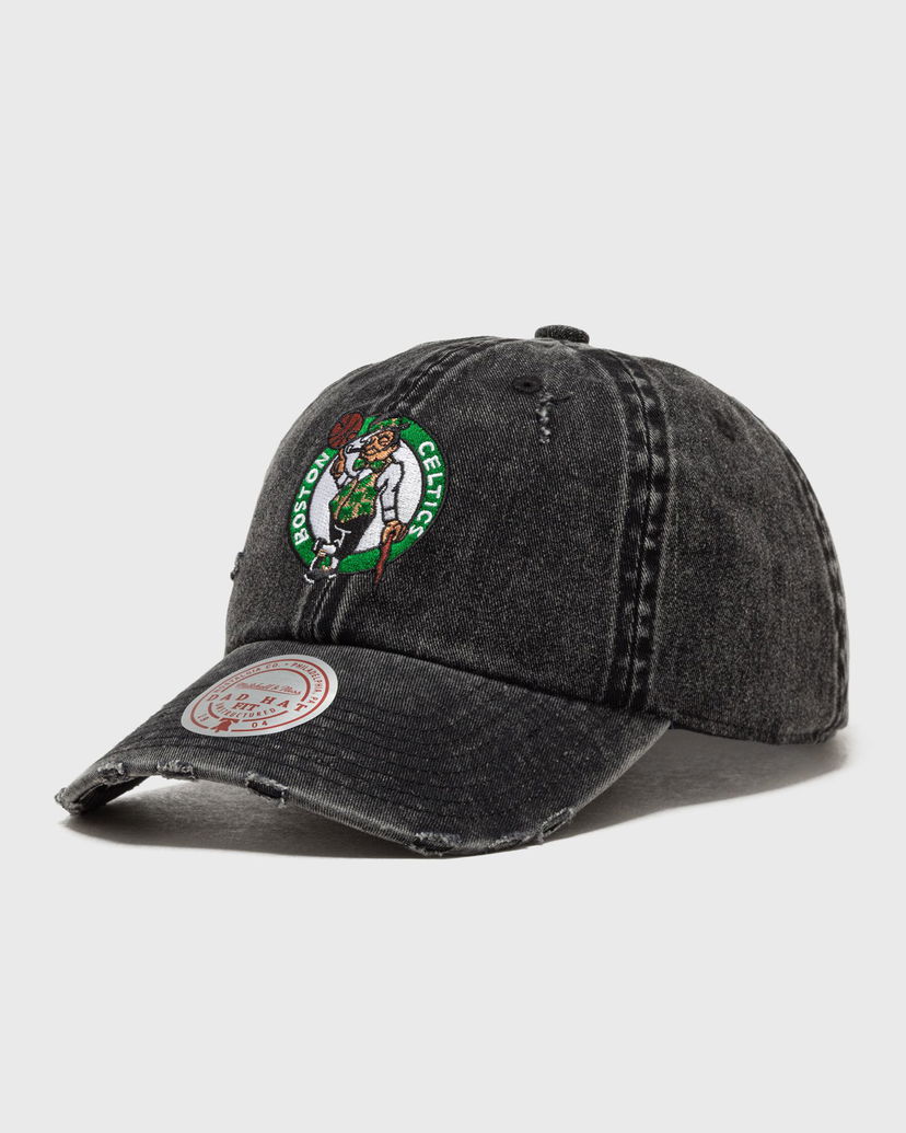 Kapa Mitchell & Ness Dad Hat Boston Celtics Strapback Črna | HD11387-BCEBLCK