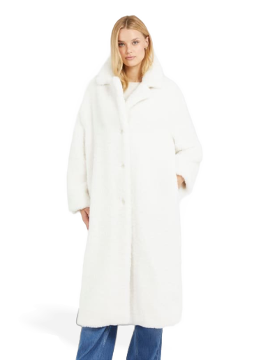 Plašči GUESS Faux Fur Bela | W3BL86WF2C2