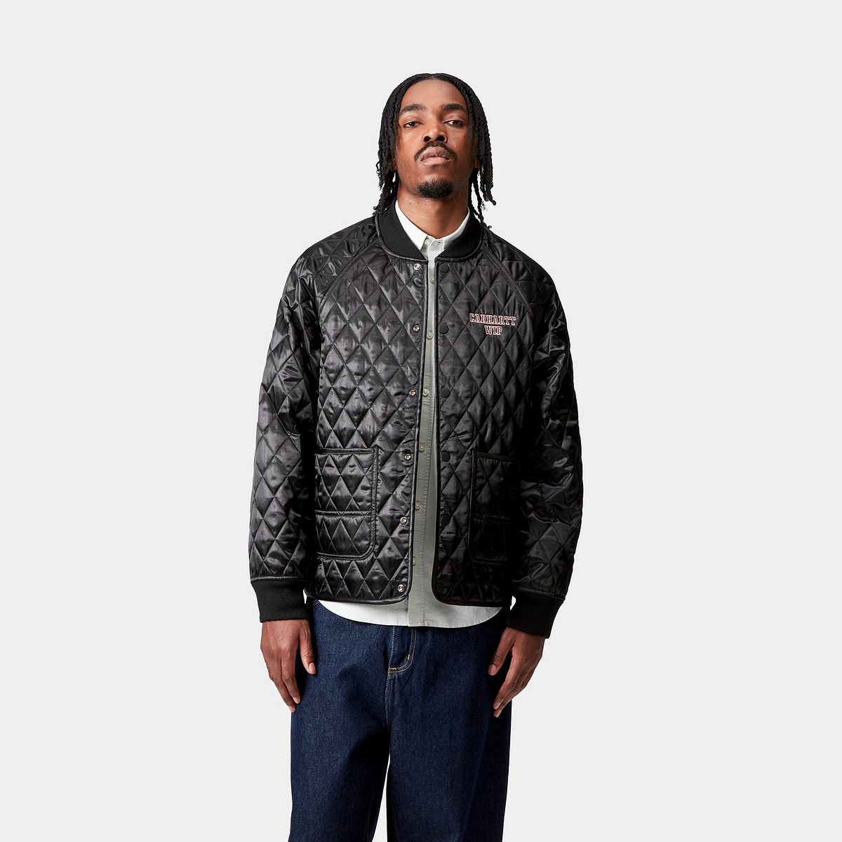 Jakna Carhartt WIP Quilted Liner Jacket Črna | I035146_4, 0