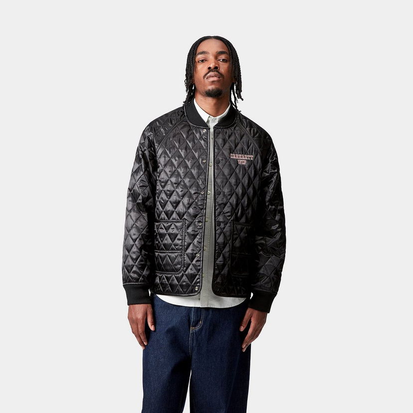 Jakna Carhartt WIP Quilted Liner Jacket Črna | I035146_4