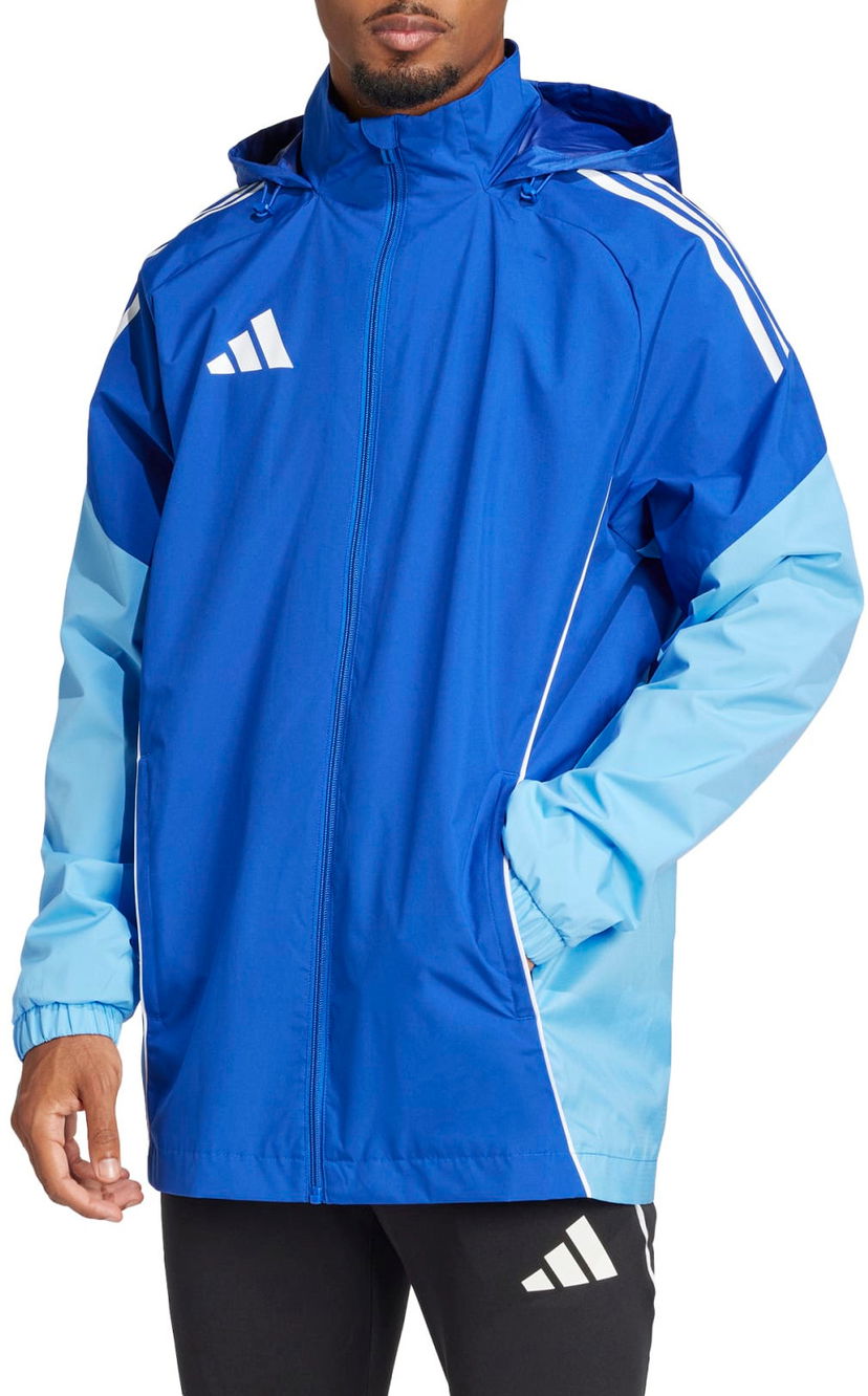 Vetrovka adidas Originals Adidas TIRO25C AW Hooded Jacket Modra | ji8930