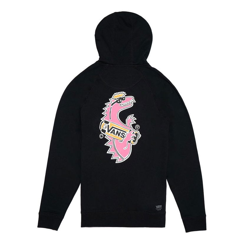 Pulover Vans Street Style Dinosaur Graphic Print Long Sleeve Hoodie Črna | VN0A3H5MTT0