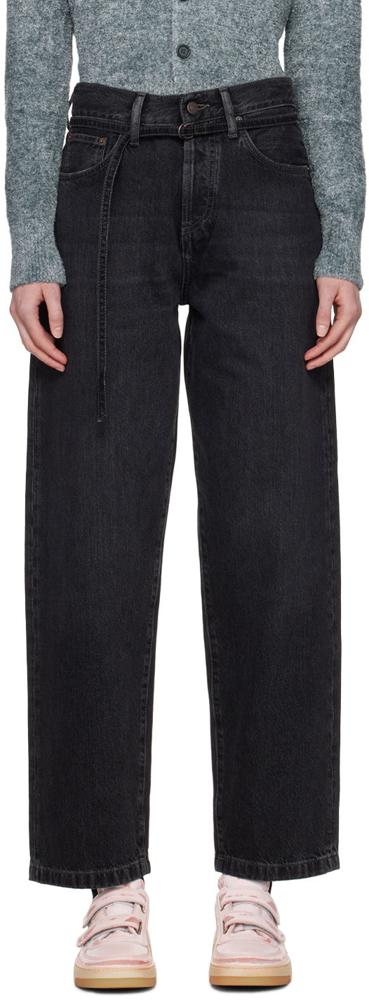 Hlače Acne Studios 1991 Toj Jeans Črna | C00067-