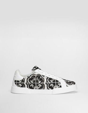 Superge in čevlji Dolce & Gabbana Dolce & Gabbana Portofino Light Strobel Majolica Print Bela | CS2330A9R22IU3TN, 0