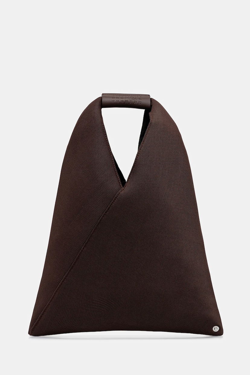 Torbica Maison Margiela Triangle Fabric Top Handle Bag Rjava | S54WD0043.P6414.T2625
