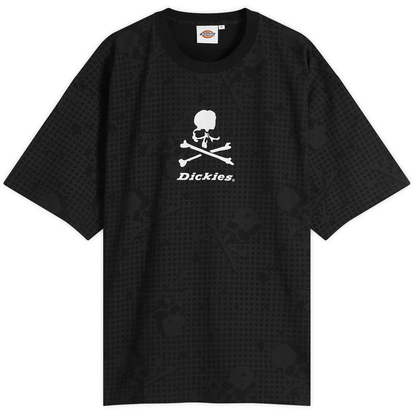 Majica Mastermind WORLD MASTERMIND WORLD x Dickies Night Camo Printed T-Shirt, Size Large Črna | MJ25C14-TS215
