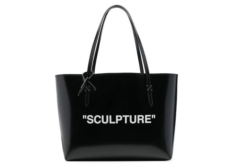 Tote bag Off-White Quote Tote Bag Črna | OWNA194F22LEA0011001