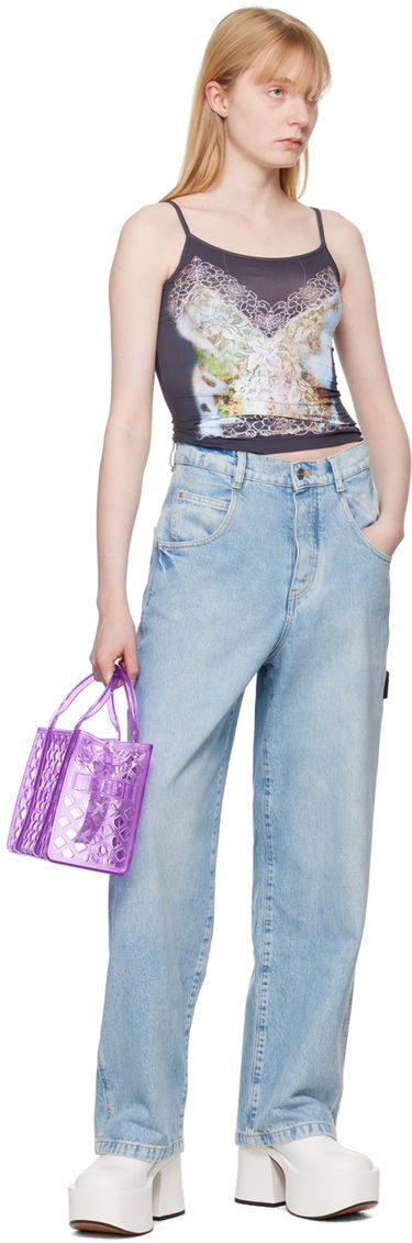 Tote bag Marc Jacobs Marc Jacobs 'The Jelly Small' Tote Bag Lila | 2P4HTT054H03, 3