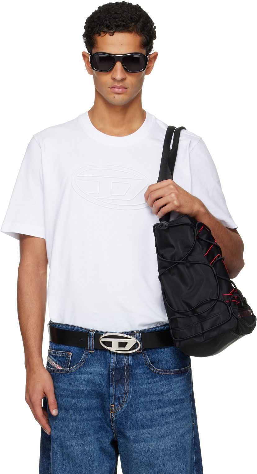 Majica Diesel T-Adjust-Bigoval T-shirt Bela | A17402-0NJBM-100