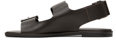 Oblačila Aeyde Aeyde Thekla Leather Slingback Sandals Rjava | A11-FS-BRNS08FL65-SS25-953-001, 2