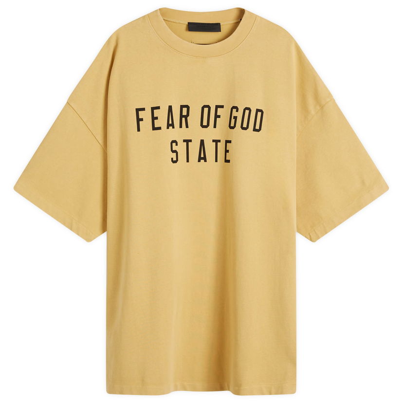 Majica Fear of God Essentials Heavy Crewneck T-Shirt Rumena | 125BT242003F