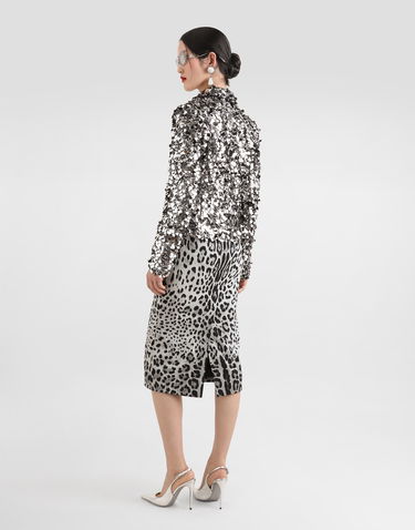 Jakna Dolce & Gabbana Short Sequin Embellished Jacket Kovinski | F27DHTFLSJ8S0998, 2