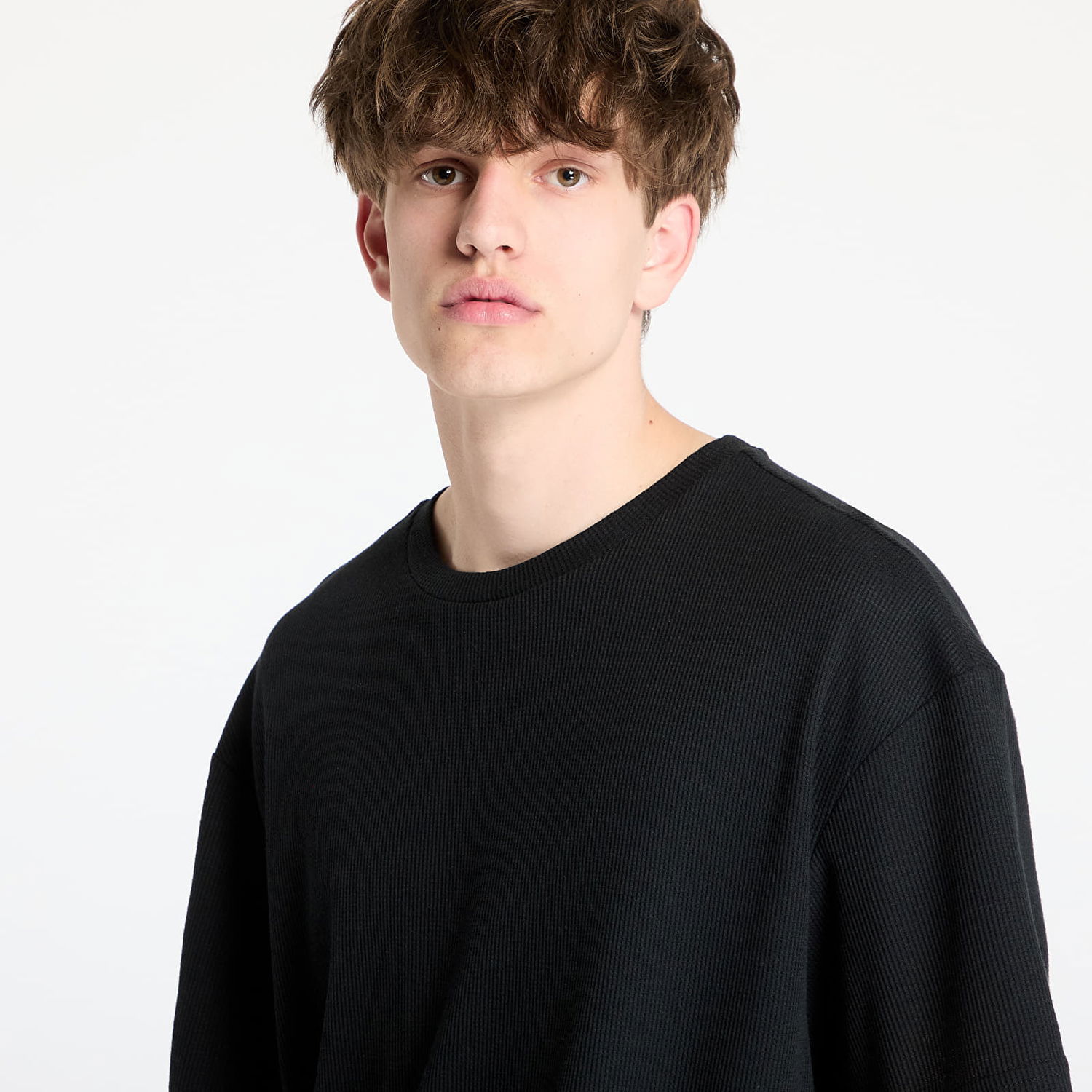 Majica Urban Classics Urban Classics Waffle Tee Črna | TB6676-00007, 1
