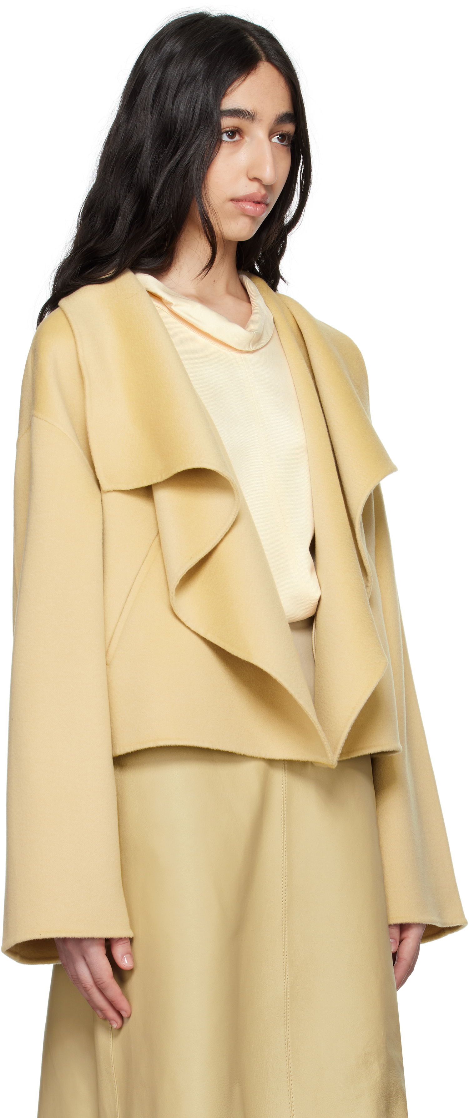 Jakna TOTEME TOTEME Signature Doublé Wool Jacket Rumena | 252-WRO0203-FB0006, 1
