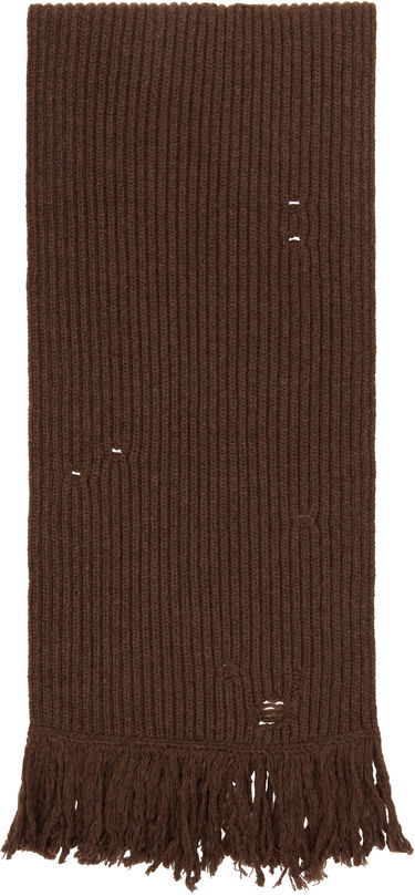 Šala Maison Margiela MM6 Maison Margiela Wool Distressed Fringed Scarf Bež | S52TE0056 M13138, 2