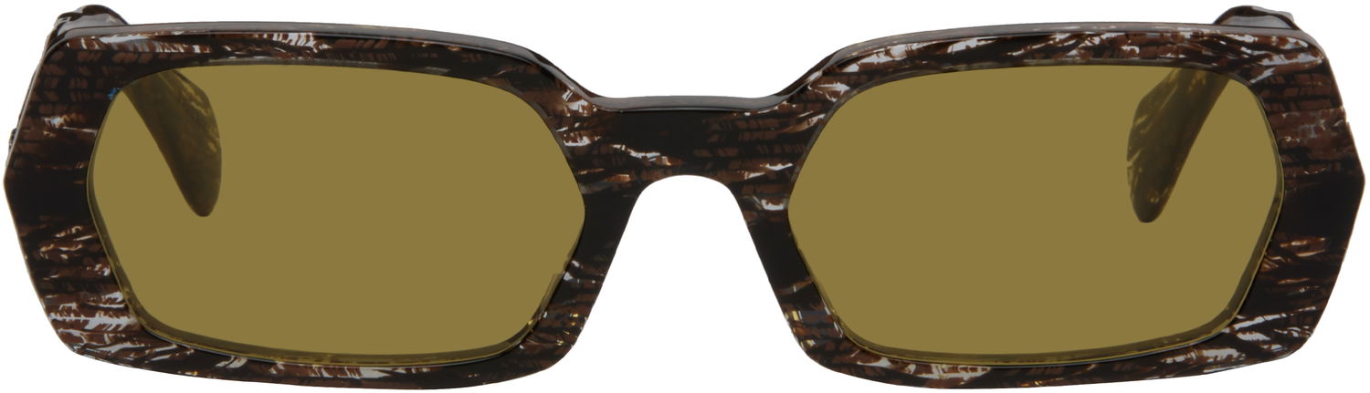 Sončna očala RETROSUPERFUTURE RETROSUPERFUTURE 'L'Altro' Sunglasses Rjava | JUE, 0
