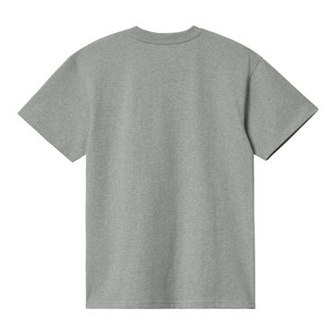 Majica Carhartt WIP S/S American Script T-Shirt "Grey Heather" Siva | I029956_V6_XX, 5