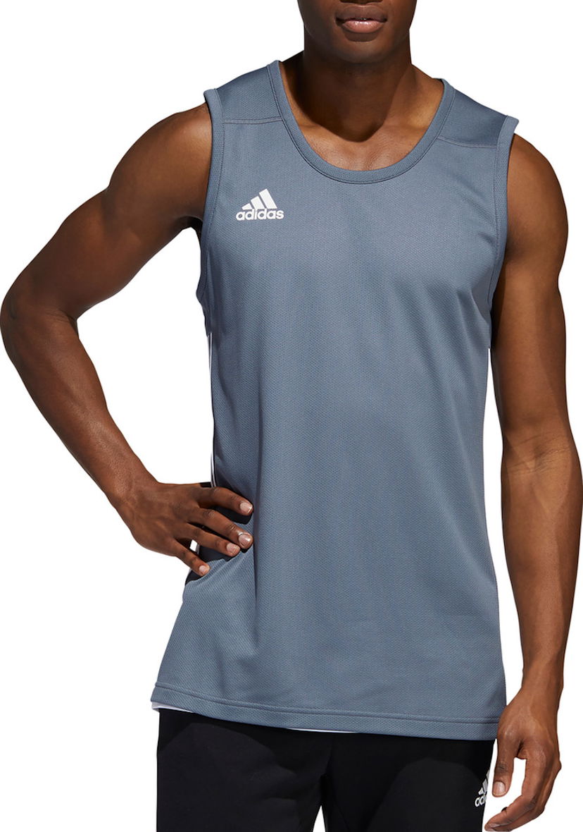 Majica brez rokavov adidas Originals Reversible Training Jersey Modra | dy6592