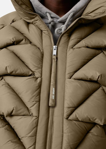 Telovnik AXEL ARIGATO Knit Geometric Quilted Puffer Vest Zelena | A3126001, 8