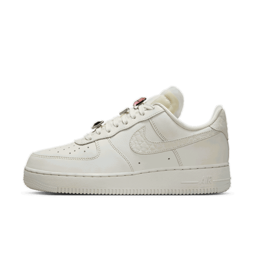 Superge in čevlji Nike Air Force 1 Low Premium "Light Bone Bling" W Bela | DN5463-001