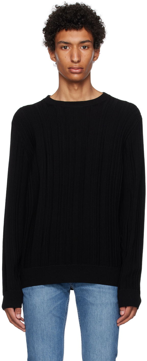 Pleteni pulover Paul Smith Paul Smith Crewneck Sweater Črna | M1R-268Y-L02082
