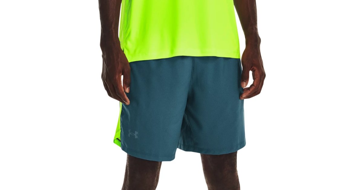 Kratke hlače Under Armour Launch 7'' Graphic Shorts Zelena | 1376583-414, 1