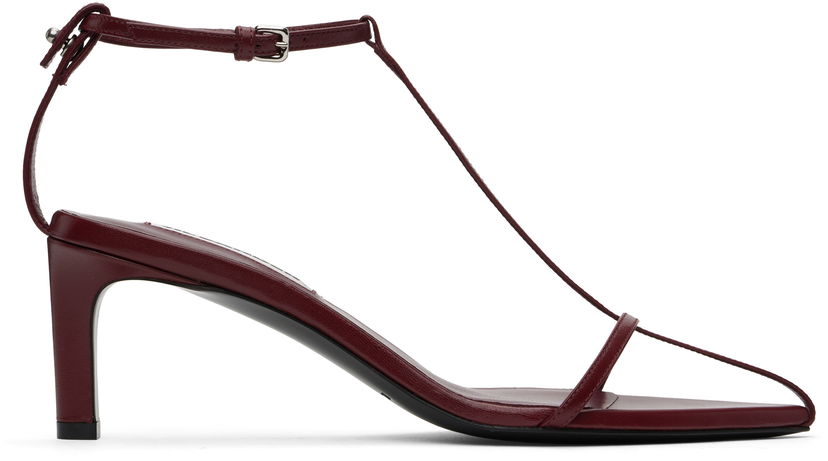 Superge in čevlji Jil Sander Jil Sander High Heeled Sandals Bordo | J16WL0030_P8389