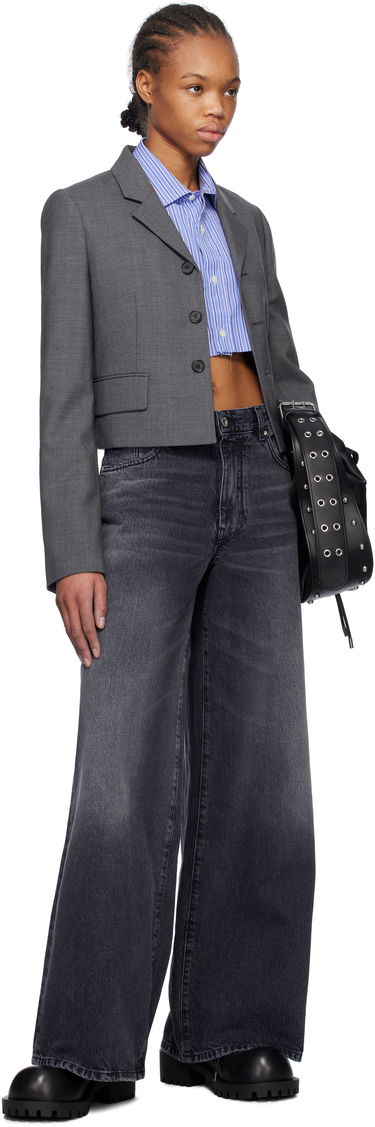 Kavbojke We11done We11done Oversized Washed Jeans Črna | WD-DP0-25-396-W-BK, 3