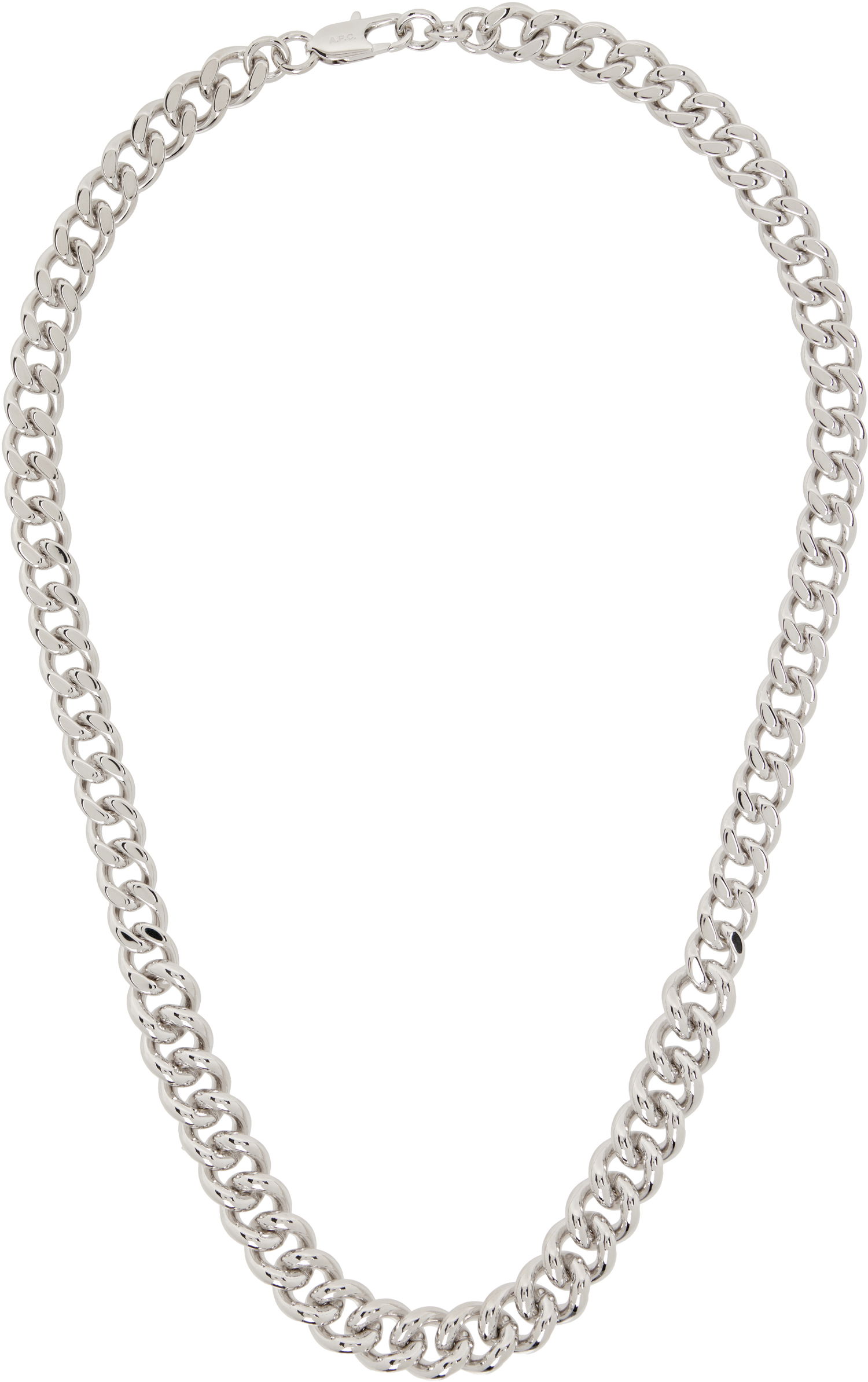 Ogrlica A.P.C. A.P.C. Silver-Tone Maxi Chain Necklace Kovinski | MEAEC-M70901, 1