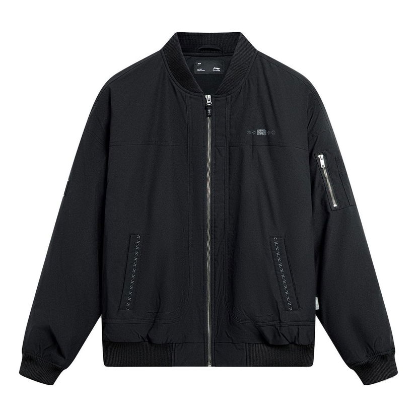Bomber jakna Li-Ning Culture Logo Bomber Jacket Črna | AJMT095-2