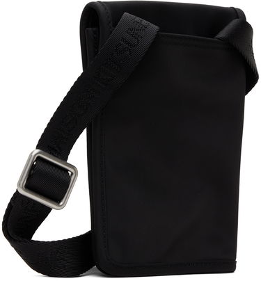 Denarnica MAISON KITSUNÉ Maison Kitsuné 'The Traveller' Neck Pouch Črna | MM05362WQ1001P199, 2
