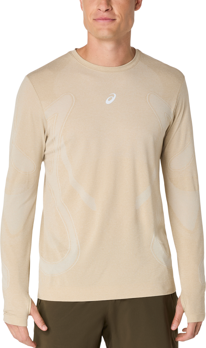 Majica Asics Asics Road Seamless Long Sleeve Running Top Bež | 2011d356-100