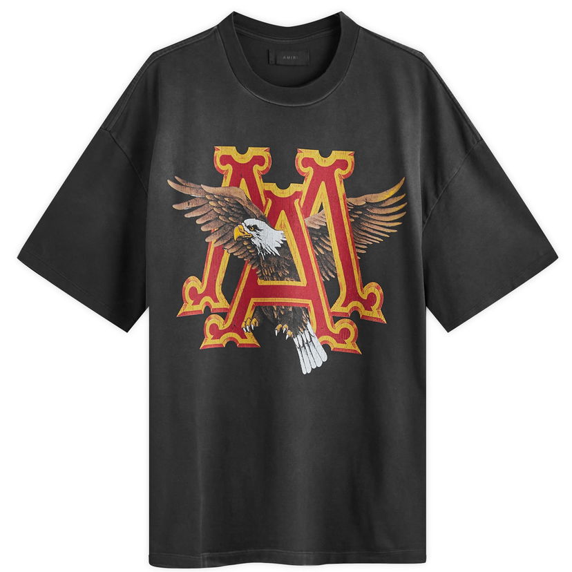 Majica AMIRI Vintage Oversized Graphic T-Shirt Črna | AMJYTE1127-001