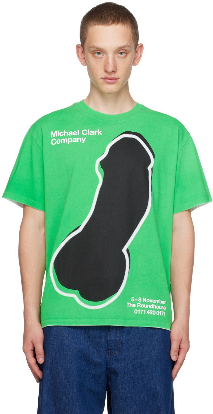 Majica JW Anderson Michael Clark Edition T-Shirt Zelena | JT0190-PG1435, 0