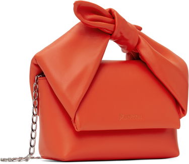 Torba za čez ramo JW Anderson JW Anderson Small Bow Twister Top Handle Bag Oranžna | HB0699-LA0355, 1