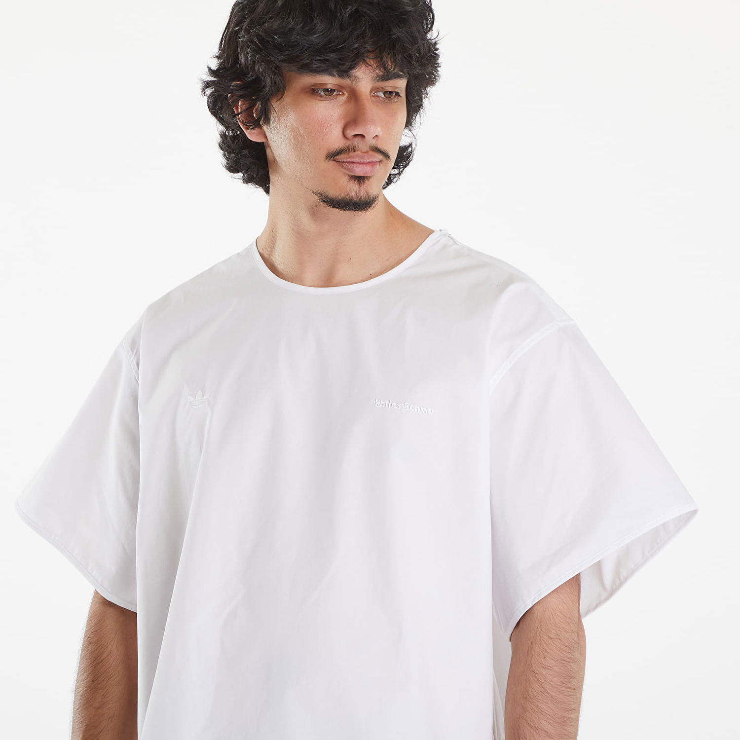 Majica adidas Originals Wales Bonner x Poplin Top White Bela | IW3607, 1