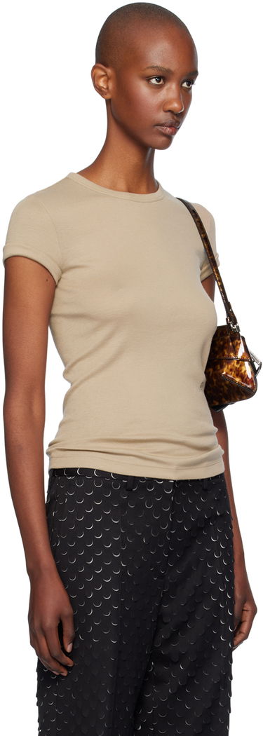 Majica Helmut Lang Helmut Lang Shrunken T-Shirt Bež | O01HW515, 1