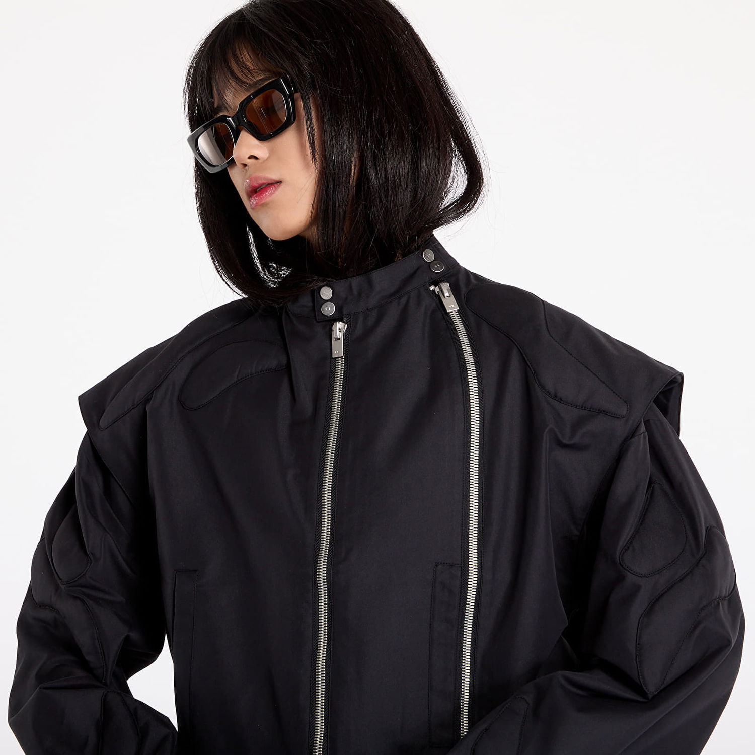 Bomber jakna HELIOT EMIL Molded Biker Jacket Črna | HE_W_02_105_BLK01, 1