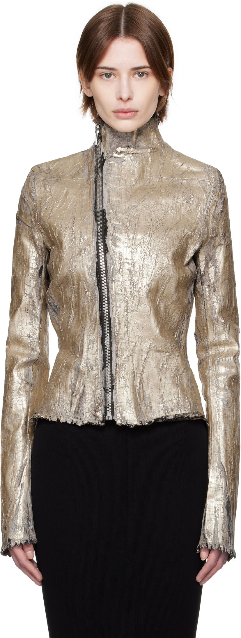 Jakna Rick Owens Rick Owens Hollywood Gary Denim Jacket Kovinski | RP01E7701 SGMC