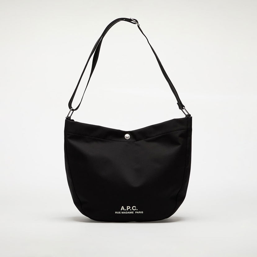Torba za čez ramo A.P.C. Journal Satchel Bag Črna | PSAKR-M61939 LZZ