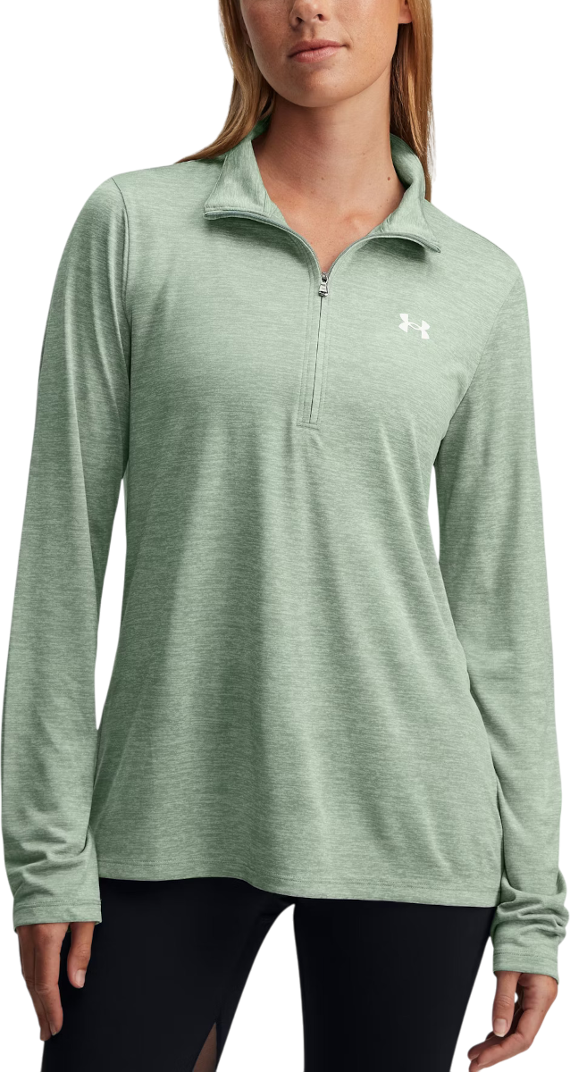 Pleteni pulover Under Armour Tech 1/2 Zip Twist Top Zelena | 1384225-348