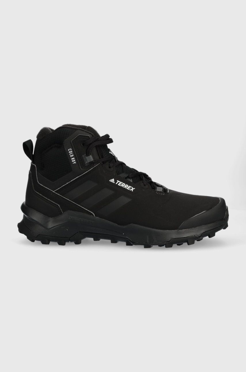 Superge in čevlji adidas Performance TERREX AX4 Mid Beta pánské, černá barva, zateplené Črna | GX8652, 0