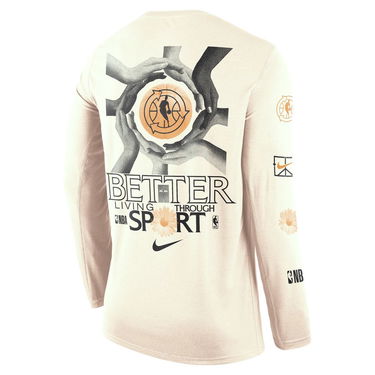Majica Nike Team 31 Courtside Long-Sleeve Tee Bež | DN3902-901, 2