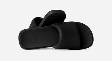 Superge in čevlji UGG Seaside II Leather Slides Črna | 1166593-BLK, 3
