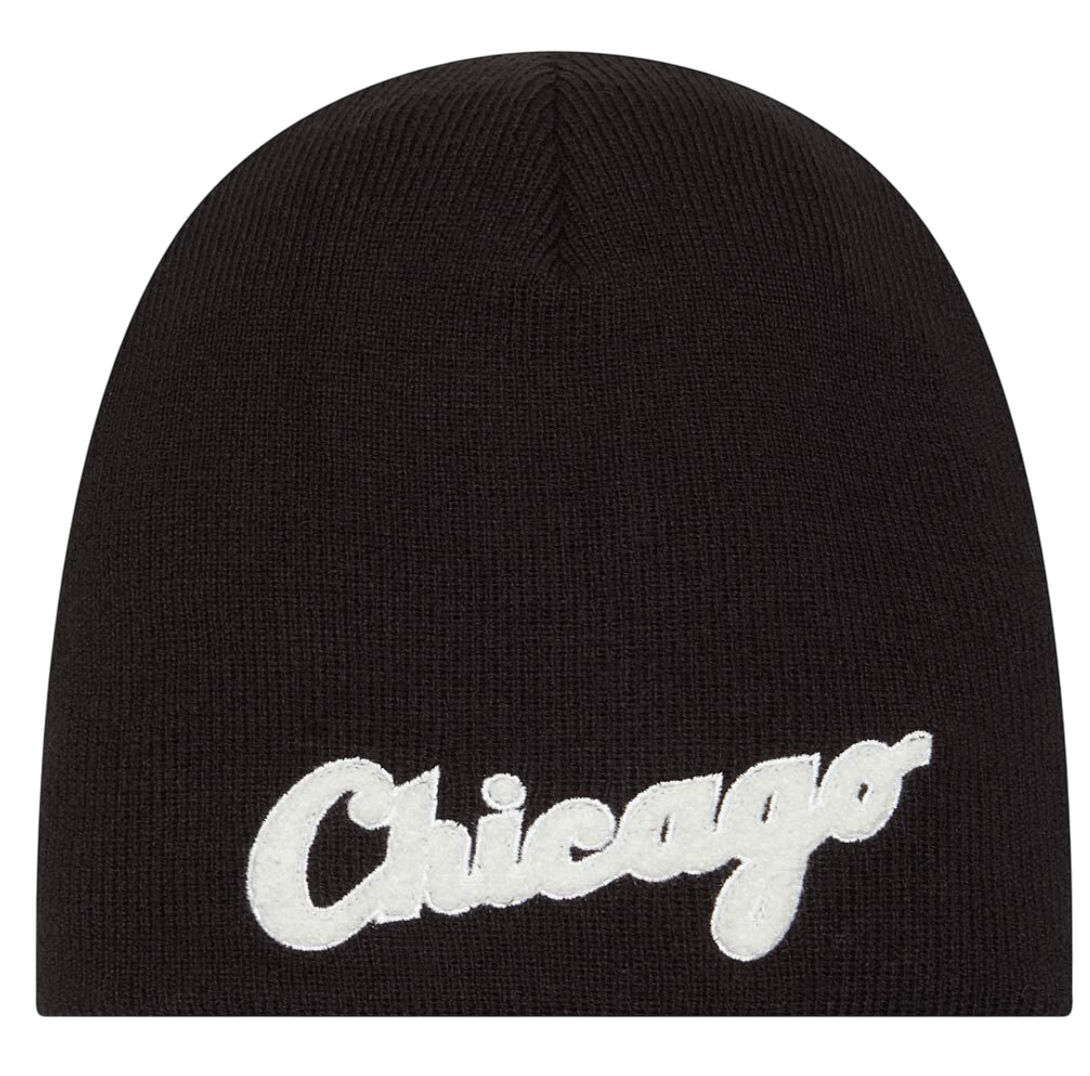 Beanie New Era New Era MLB C.W.S. Chenille Beanie Chicago Črna | 60493057-60493057, 0