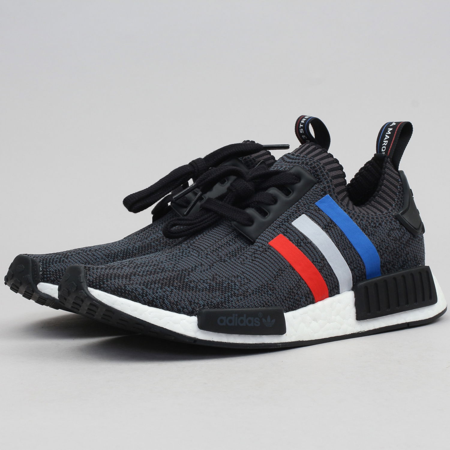 Superge in čevlji adidas Originals NMD_R1 Primeknit ''Tri Color'' Črna | BB2887, 1